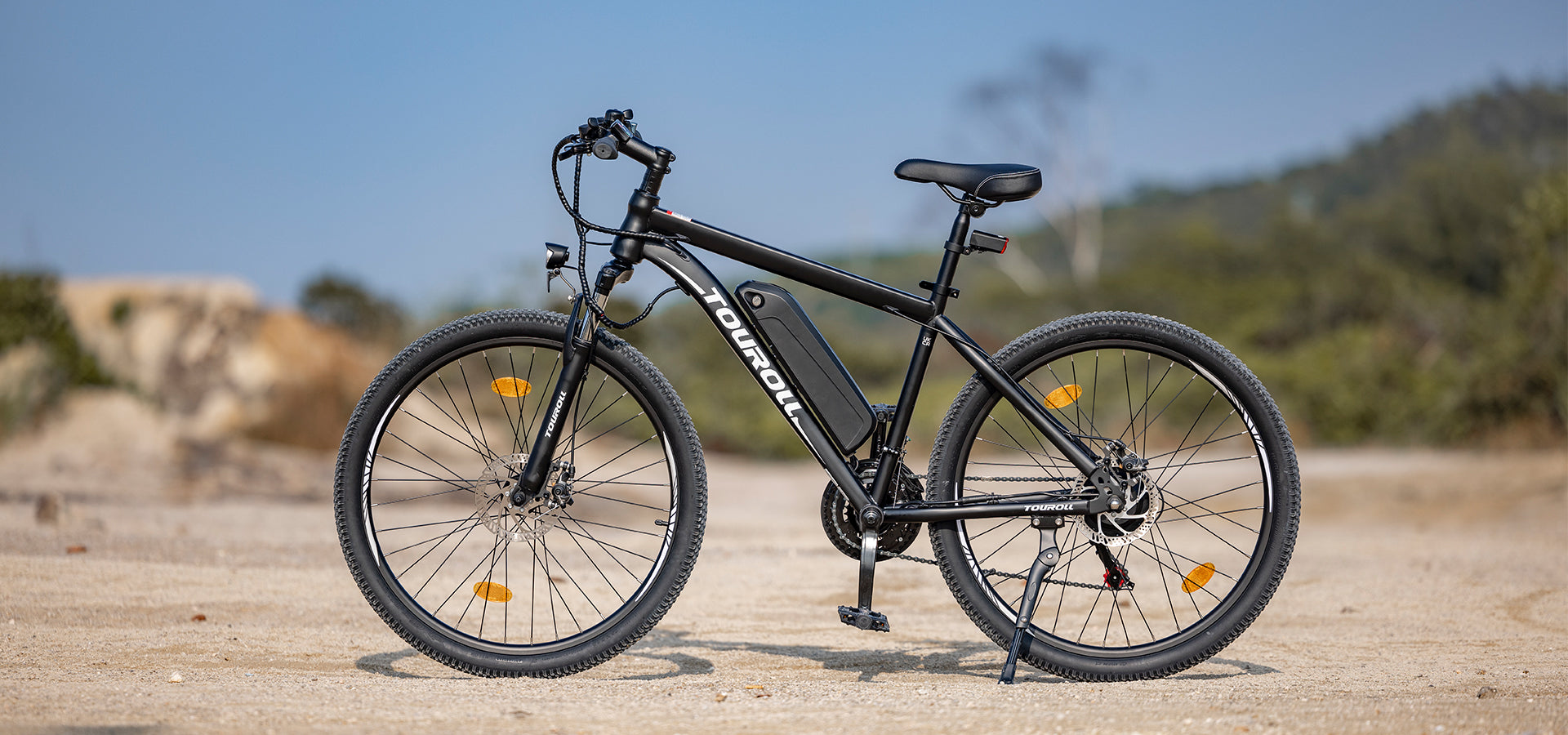 Touroll U1 mountain e-bike with removable battery