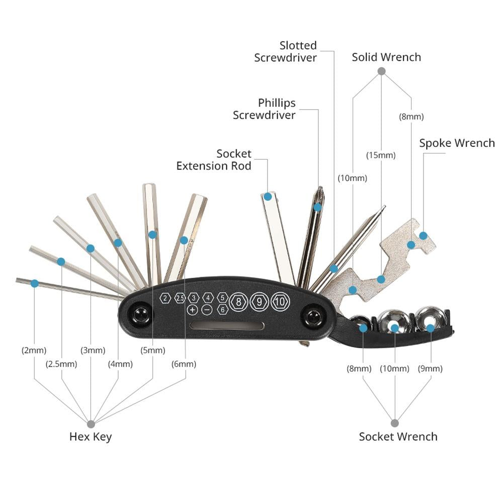 E-Bike All-in-One Repair Tool Kit | Touroll