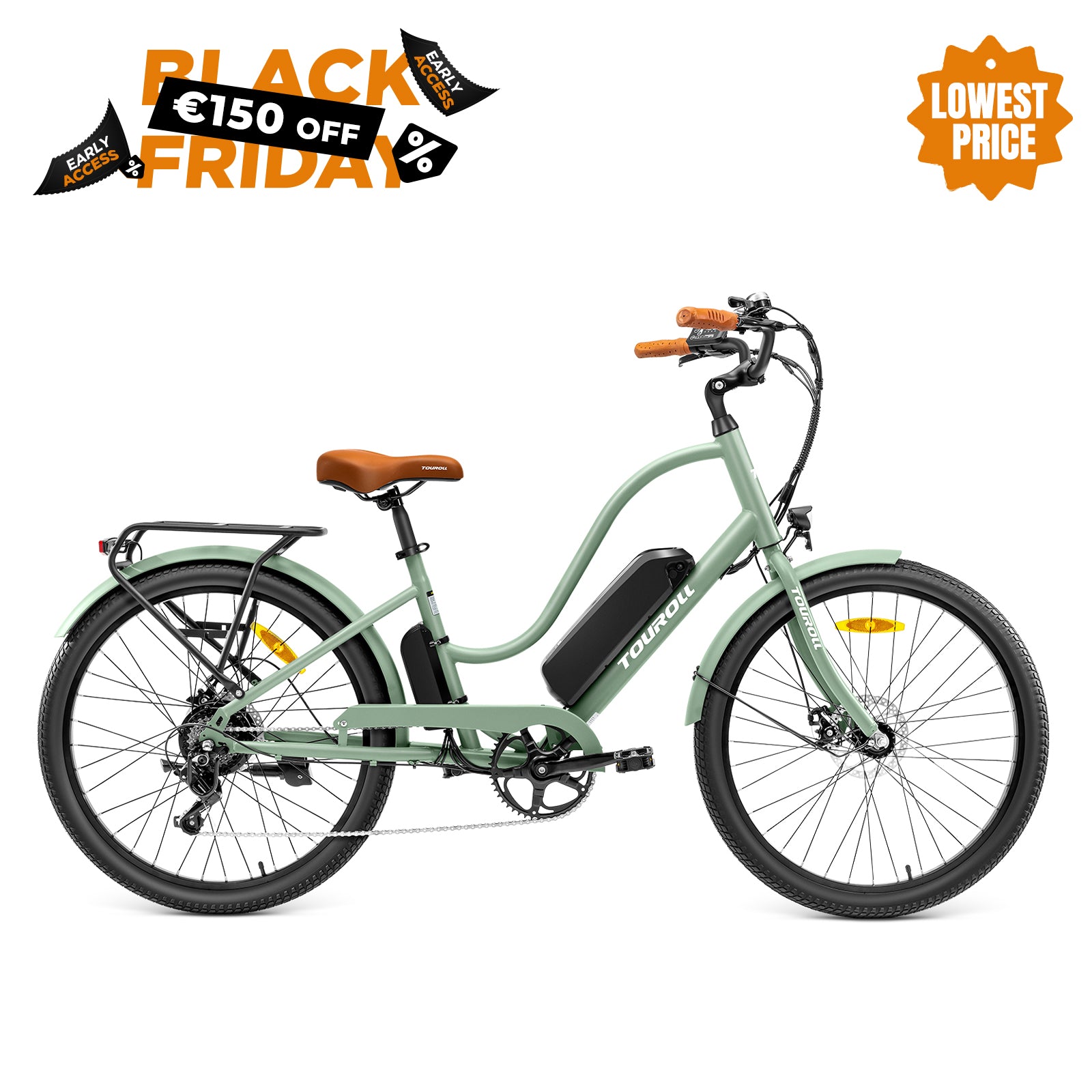 Touroll B2 City Step-Thru Electric Bike