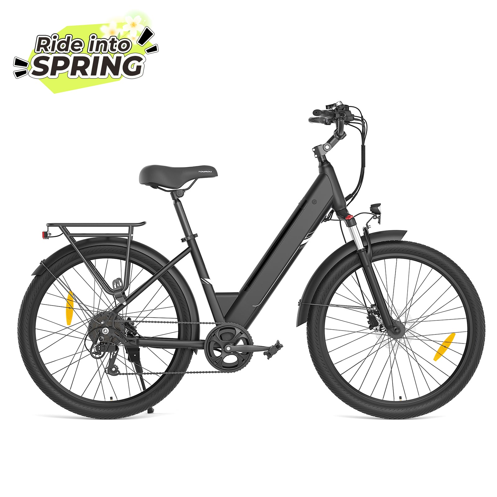 Vivi l'avventura urbana con Touroll E-Bike da trekking J1 Pro
