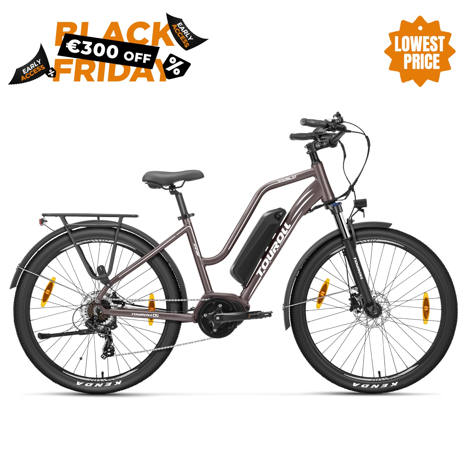 Touroll MA2 Mid-Drive Electric City Bike