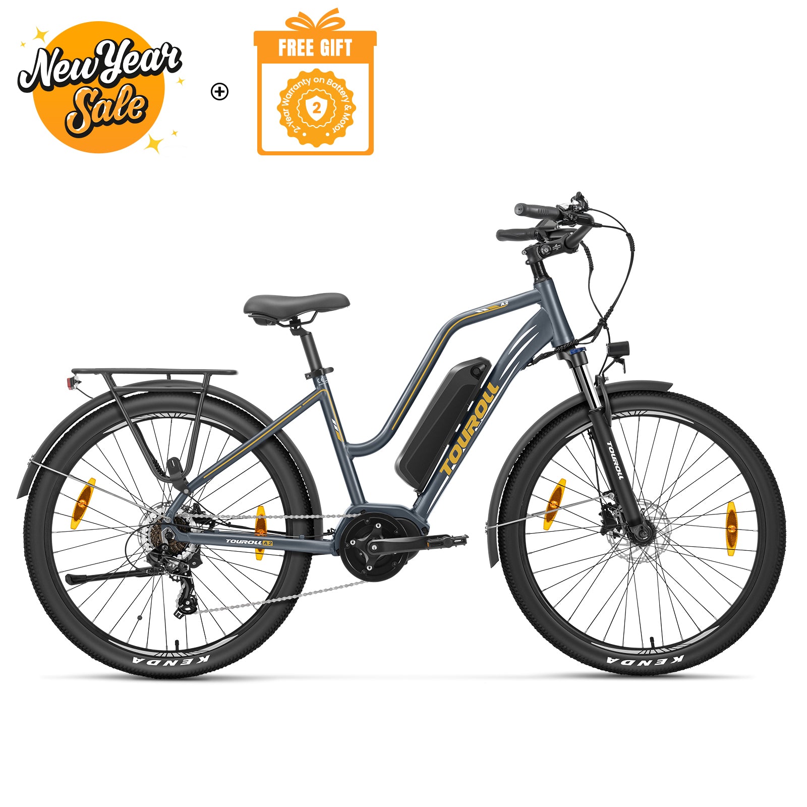 Touroll MA2 Mid-Drive Electric Bike