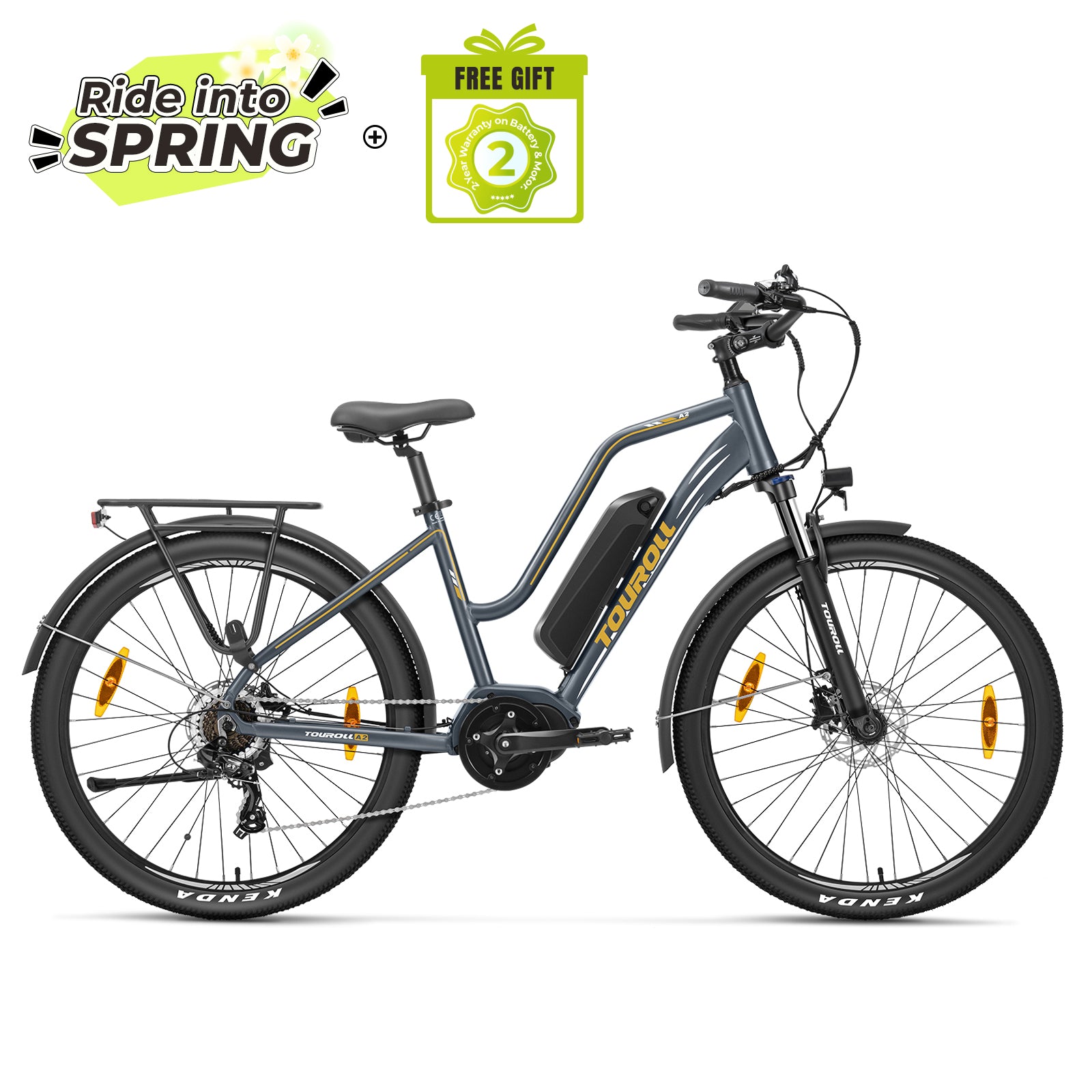 Touroll MA2 Mid-Drive Electric Bike