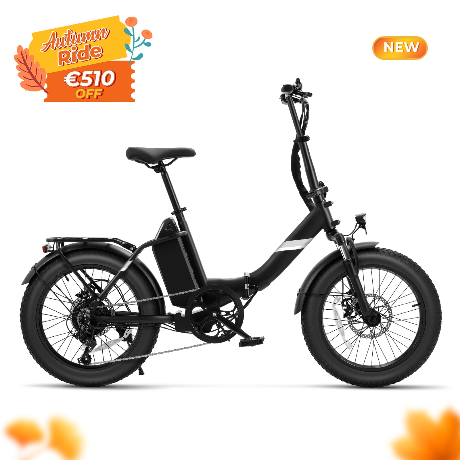 Touroll S3/S3 Pro Folding Fat Tire Electric Bike