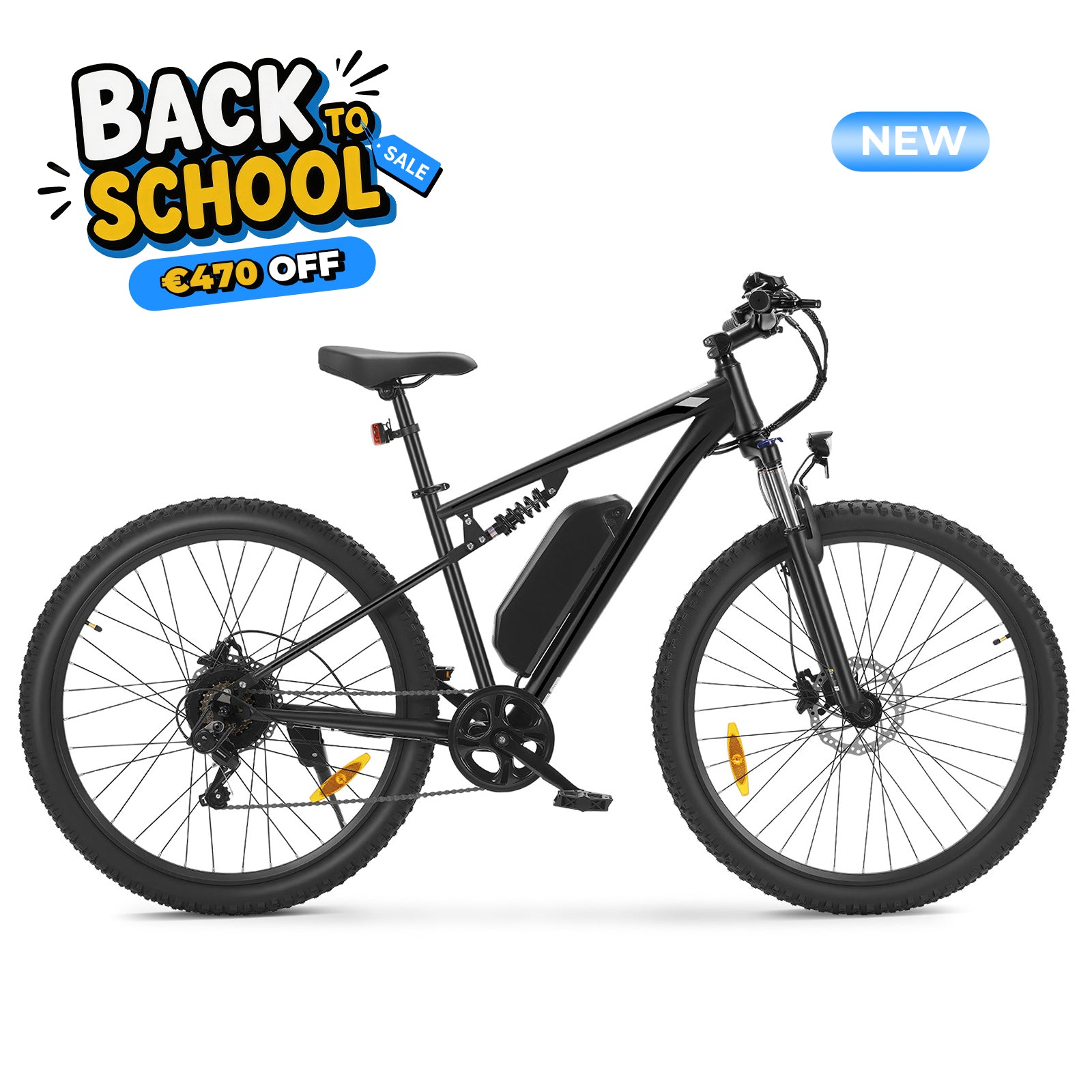 Touroll U3 Pro Vollgefedertes Mountainbike (Elektrofahrrad)
