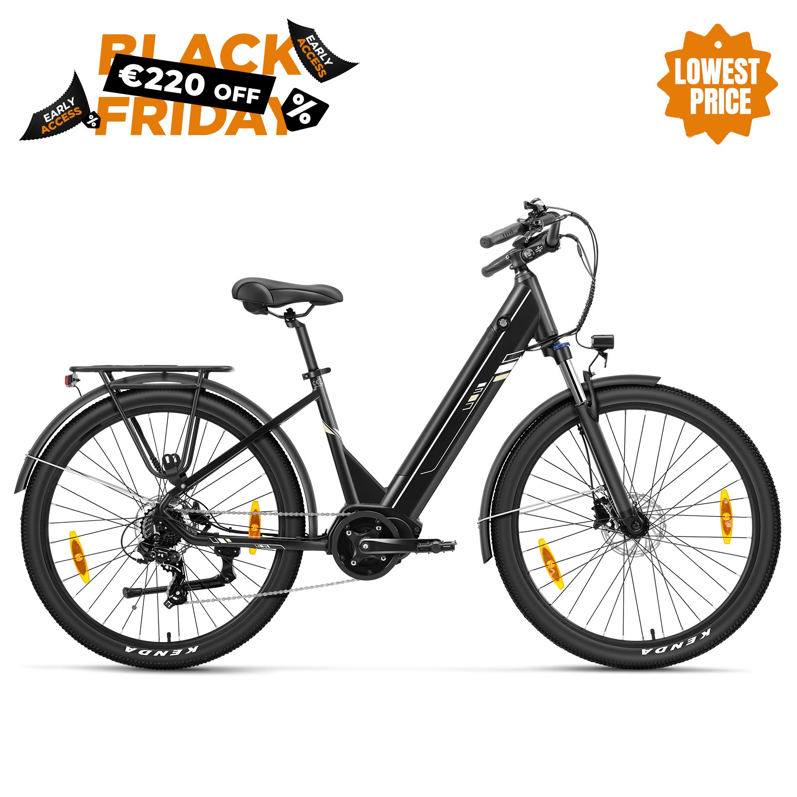 Touroll Urbano 3 Mid-Drive Electric Bike