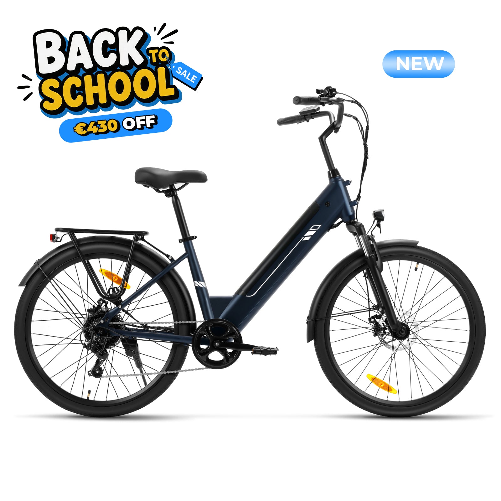 Experience Urban Adventure with Touroll J2 ST Trekking E-Bike