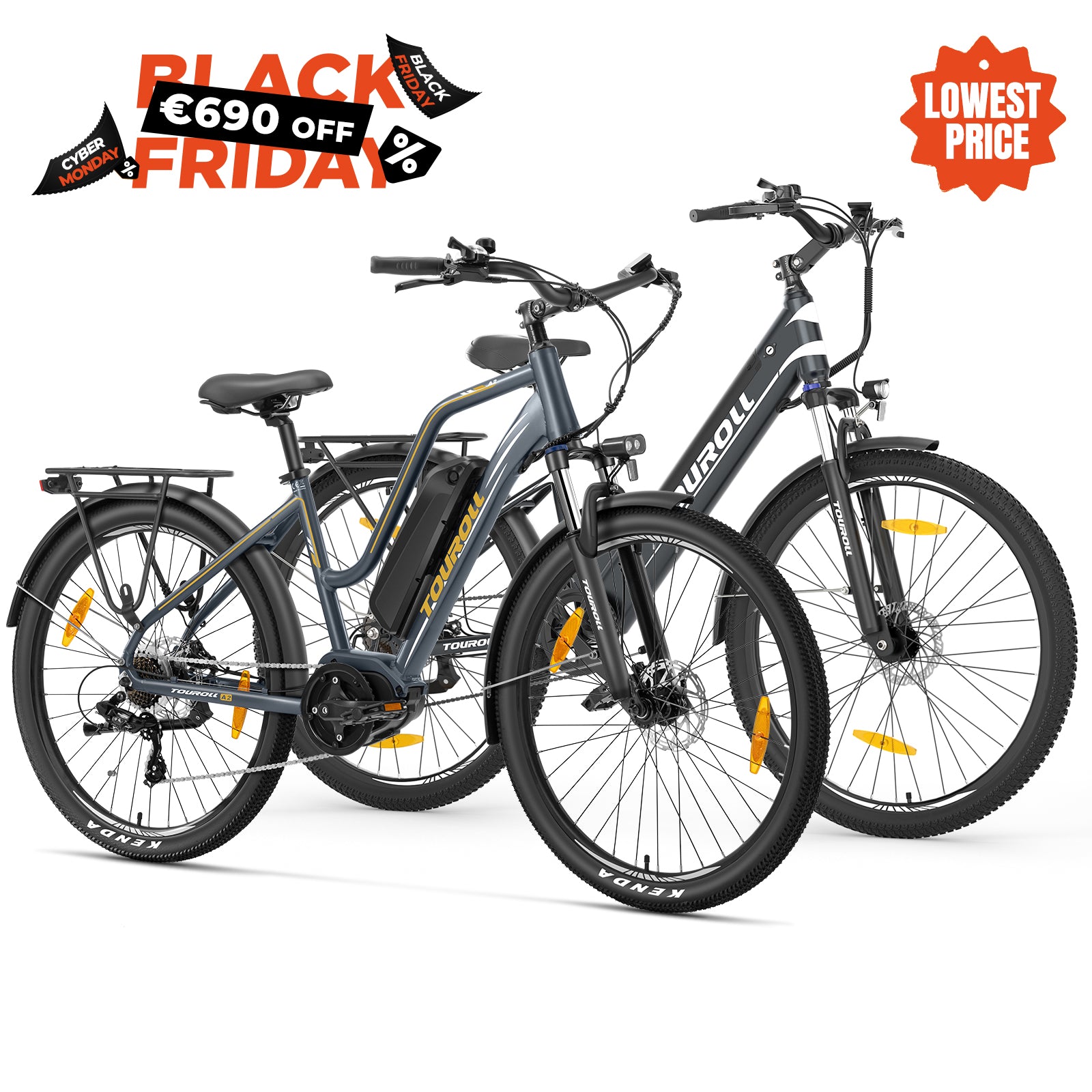 Combo Sale - J1 ST + MA2 Grey E-bike