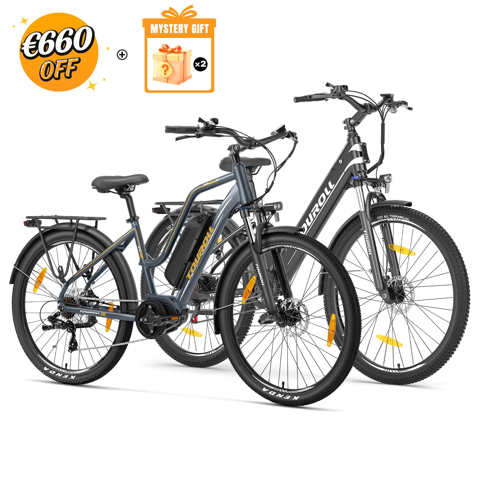 Combo Sale - J1 ST + MA2 Grey E-bike