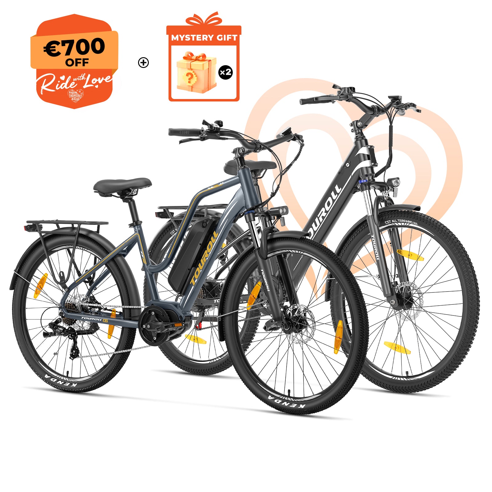 Combo Sale - J1 ST + MA2 Grey E-bike