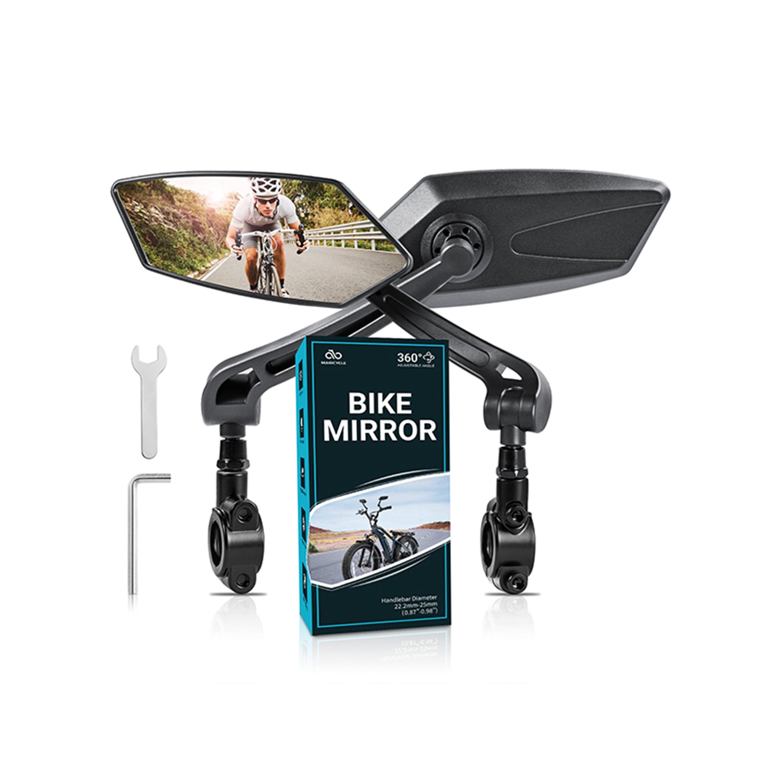 HD Blast-Resistant E-Bike Mirrors