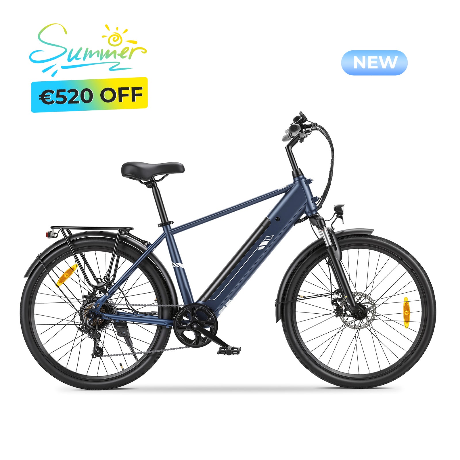 urban trekking bike Effortless Urban Riding with Touroll J2 Trekking E-Bike