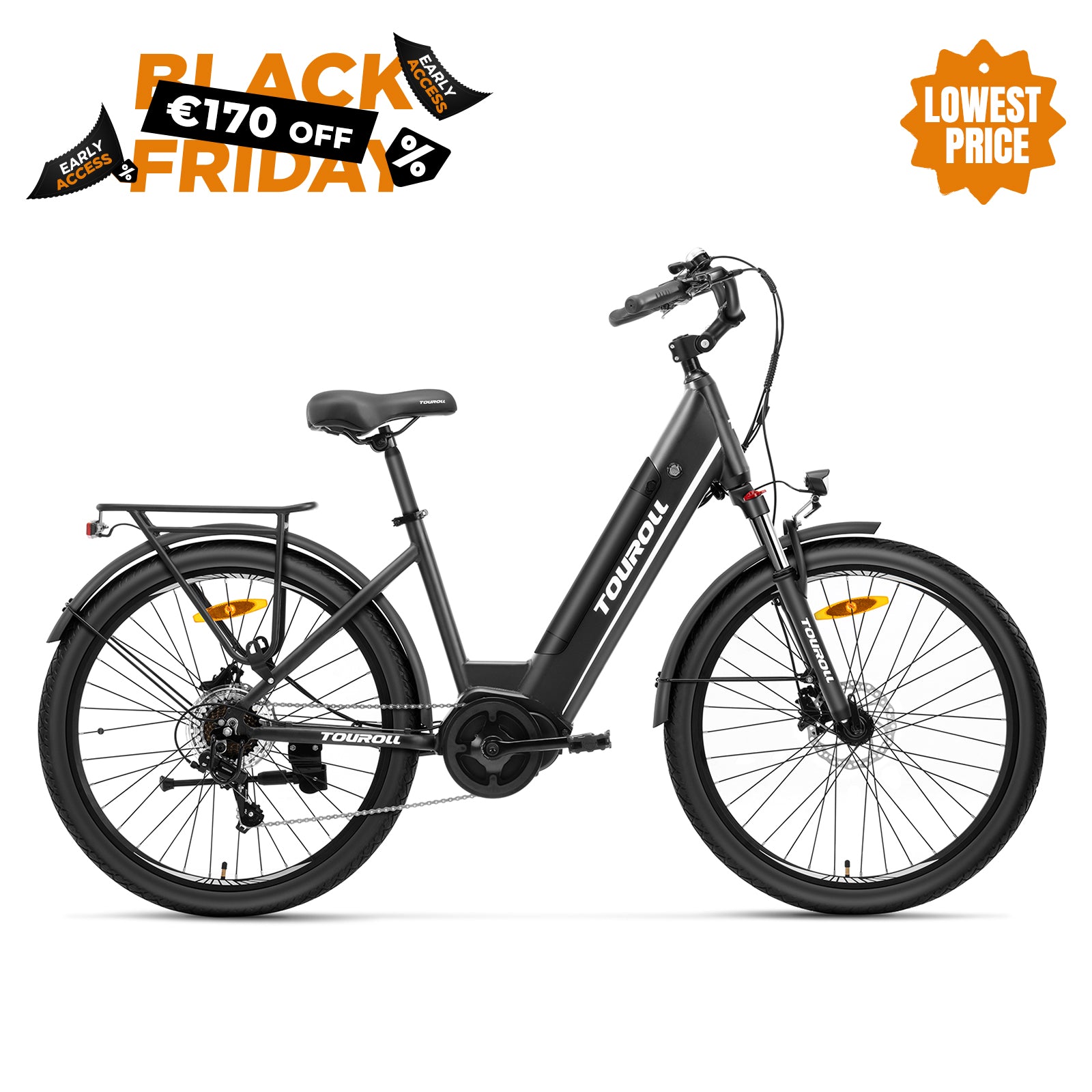 Touroll MA1 Mid-Drive Electric Bike