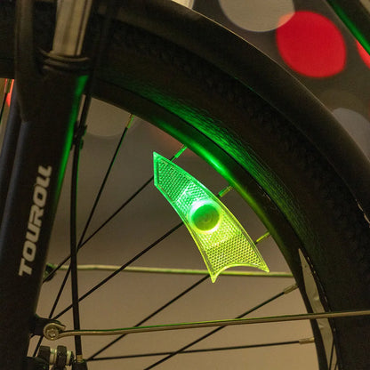 4pcs LED Bike Wheel Lights Colorful Bicycle Spoke Lights