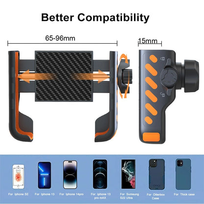 Bike Phone Holder Handlebar Clamp 360° Rotatable