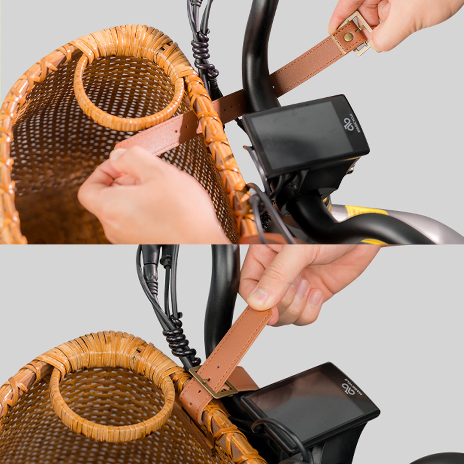 Handmade Bike Handlebar Classic Willow Basket