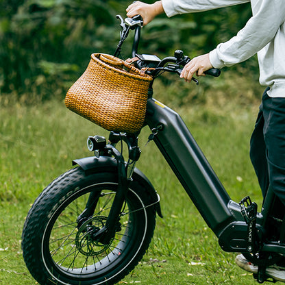Handmade Bike Handlebar Classic Willow Basket