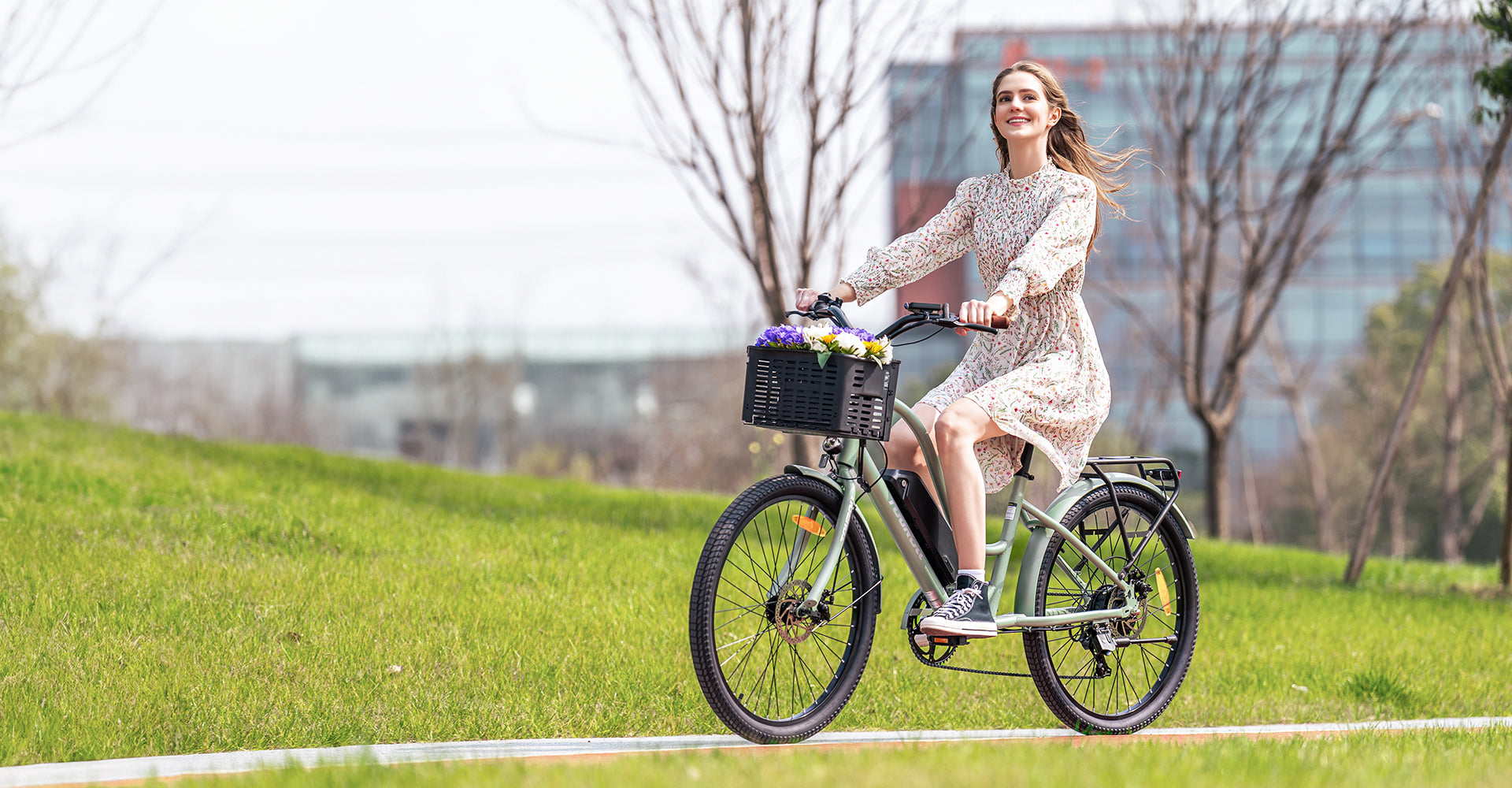 Experience Urban Adventure with Touroll B2 City Step-Thru Electric