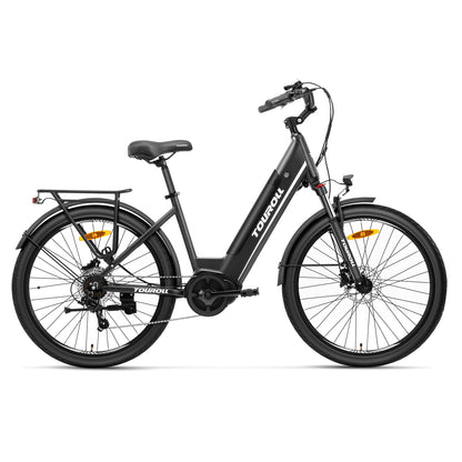 Touroll Bicicleta eléctrica de propulsión intermedia MA1