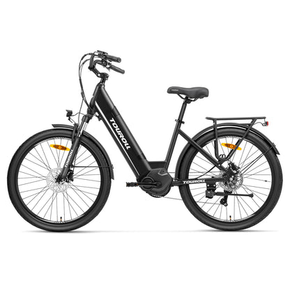 Touroll Bicicleta eléctrica de propulsión intermedia MA1