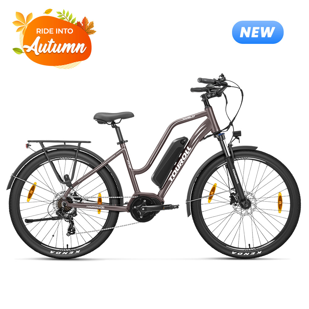 Touroll MA2 Mittelantrieb-Elektro-Citybike