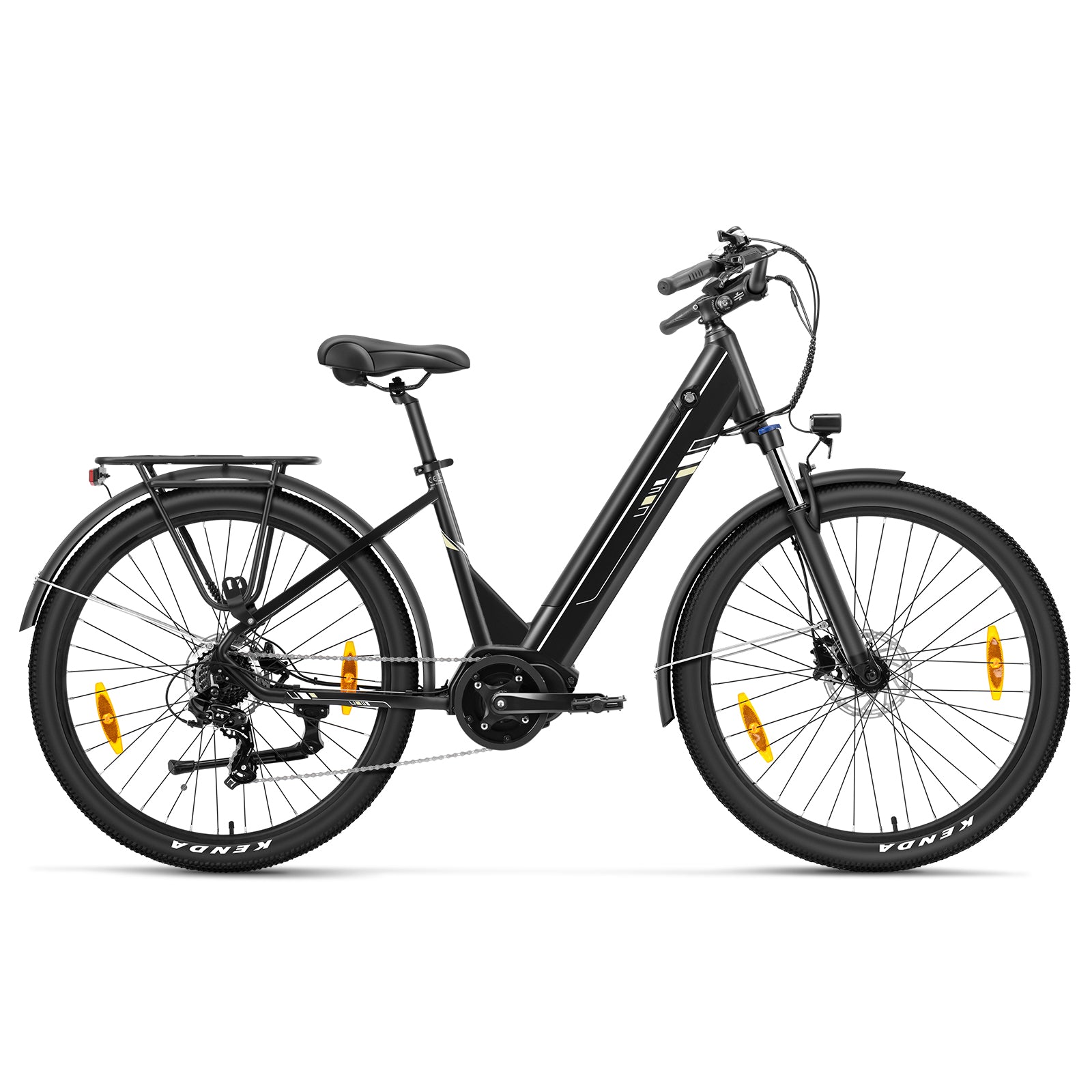 Touroll Bicicleta eléctrica de propulsión media Urbano 3