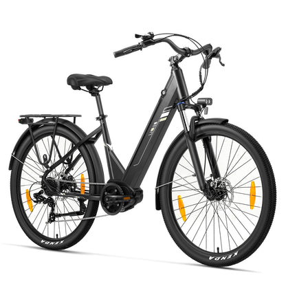 Touroll Bicicleta eléctrica de propulsión media Urbano 3