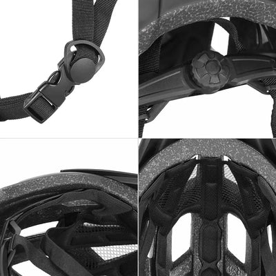 Casque de vélo avec lumière LED