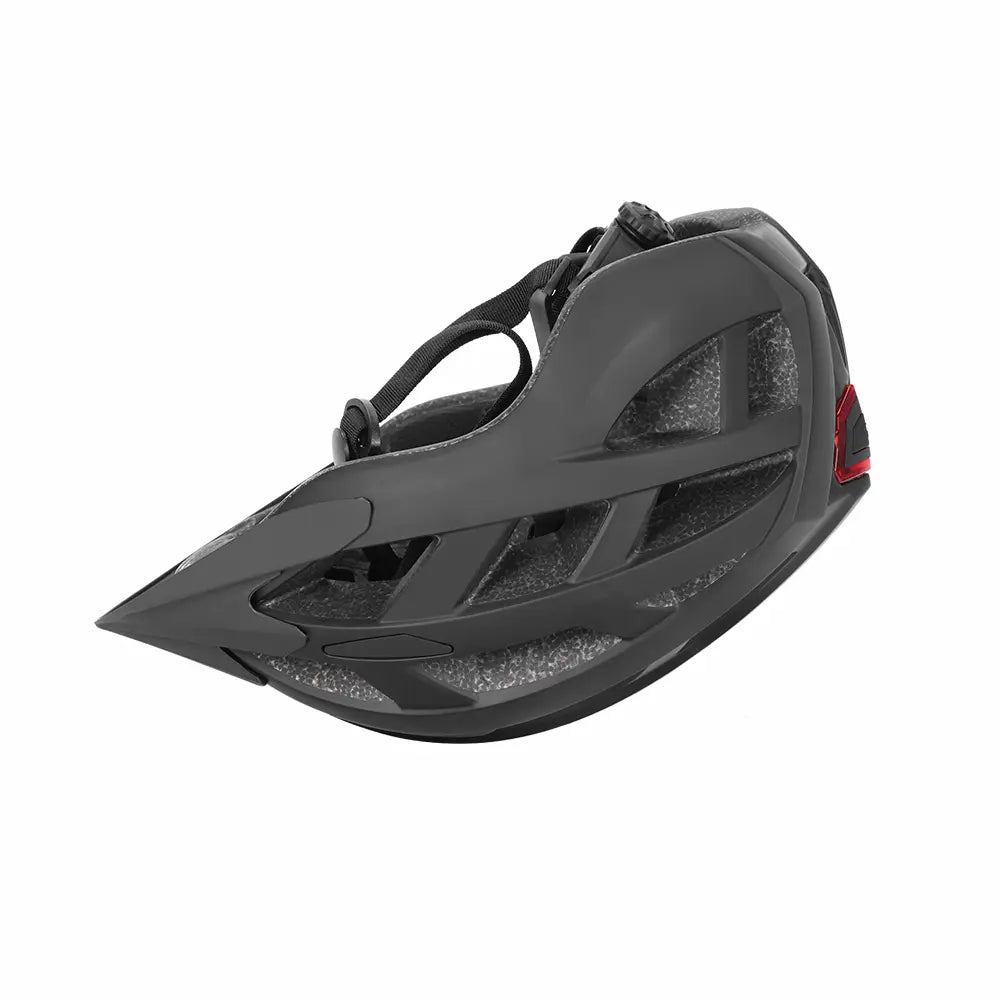 Casco de bicicleta con luz LED