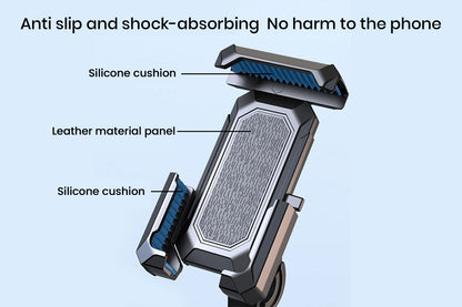 Bike Phone Mount Holder with Rain & Shade Shield