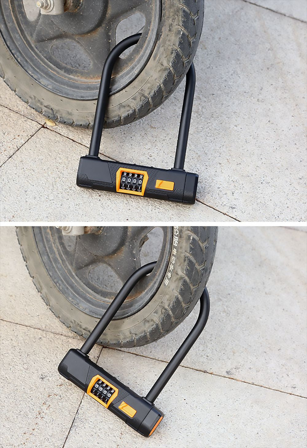 Lucchetto con cavo password per bici elettrica