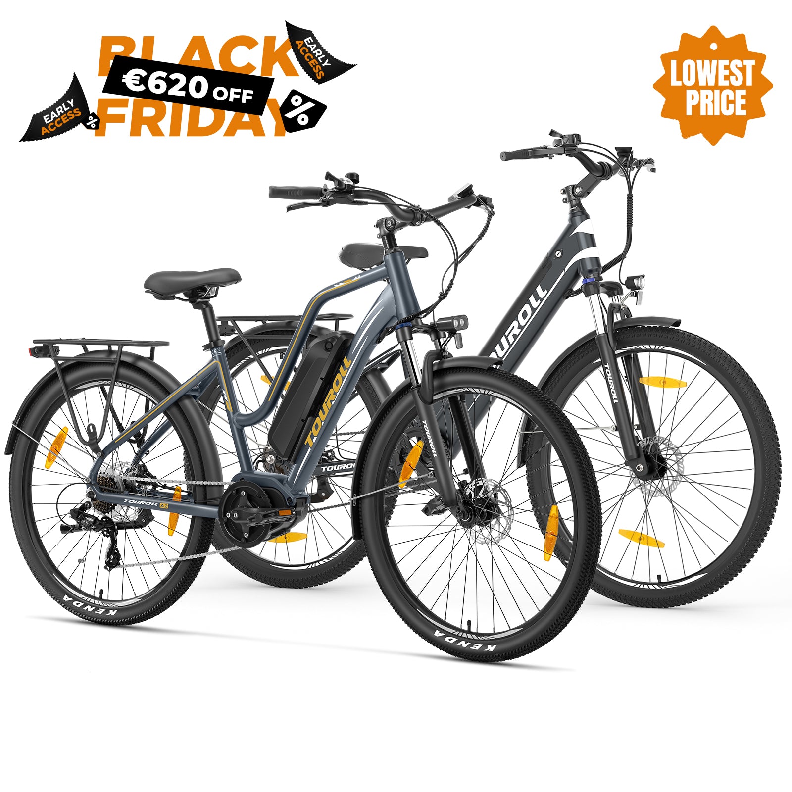 Combo Sale - J1 ST + MA2 Grey E-bike