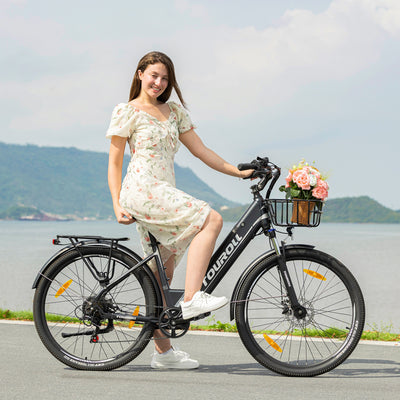 Cestino anteriore per bicicletta Touroll J1 ST