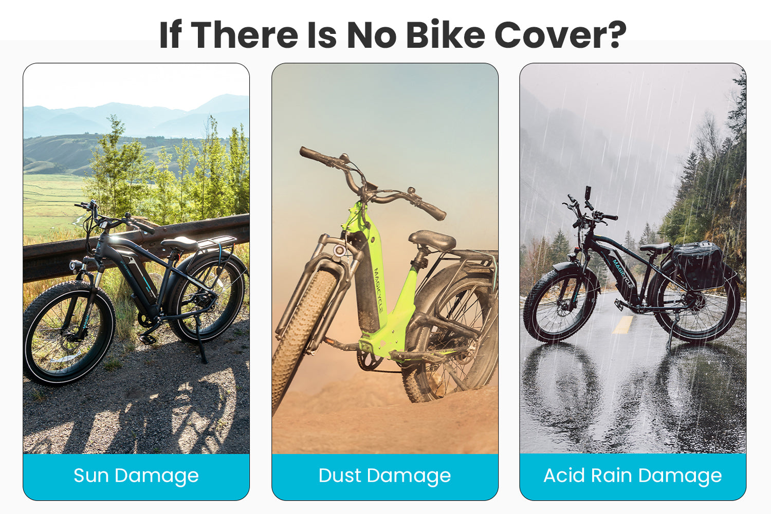 Ebike Cover 210D Outdoor Waterproof