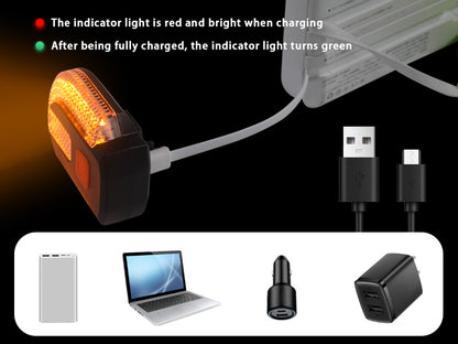 Bike Detachable Tail Light with Turn Signals Wireless Remote Control